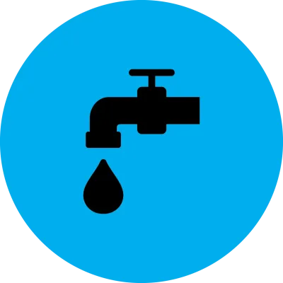 Icon showing a faucet.