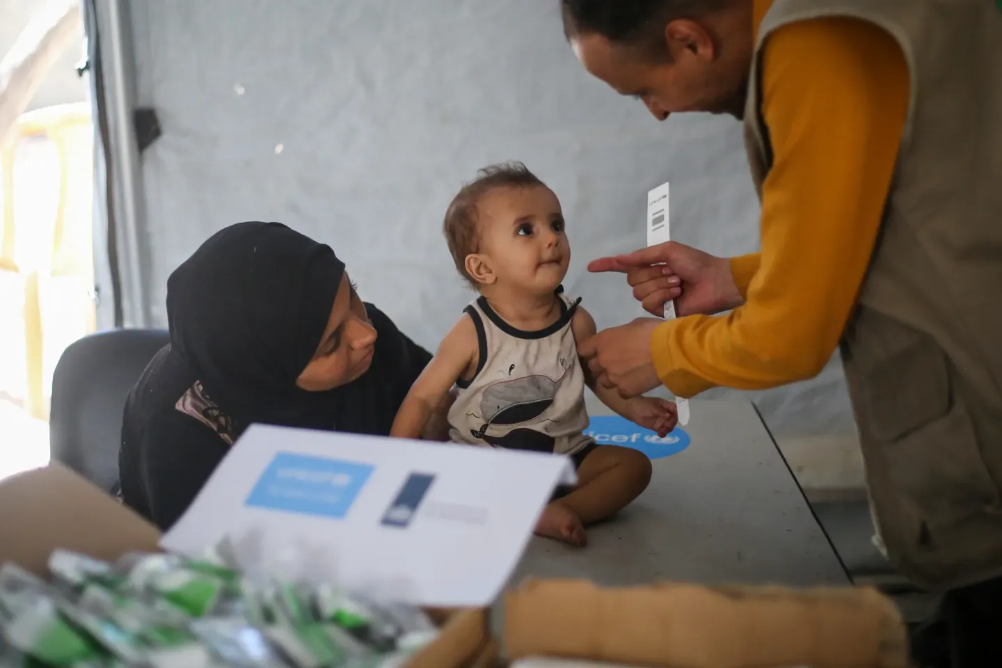 Child in a clinic
