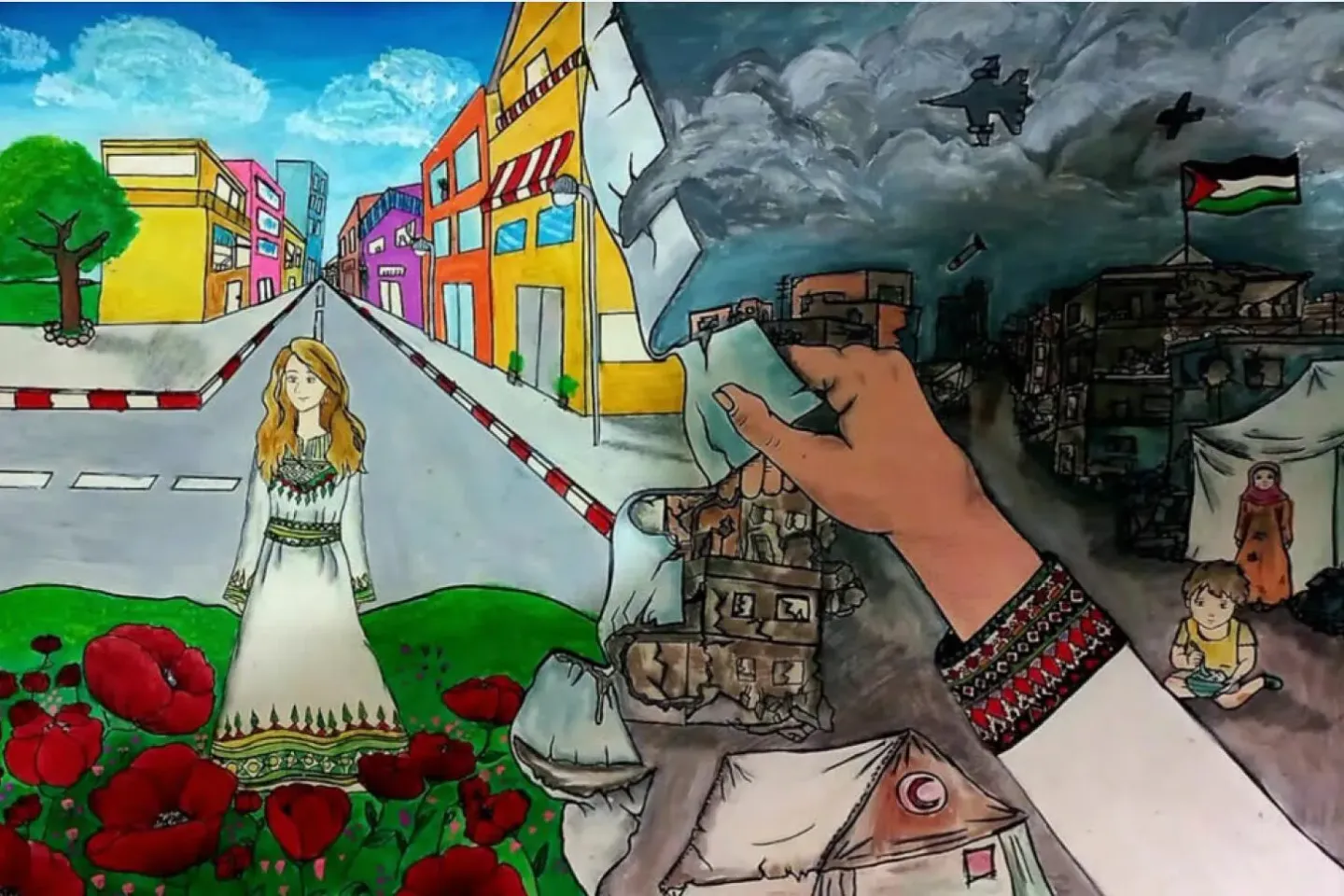 The Gaza We Want. Drawing