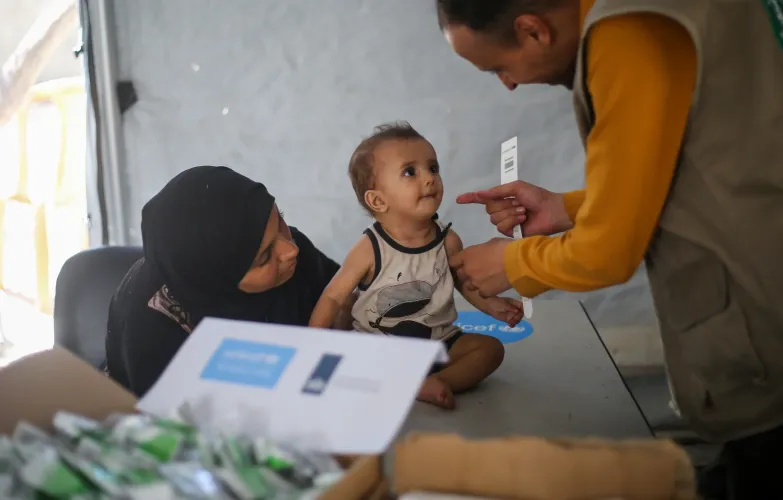 Child in a clinic