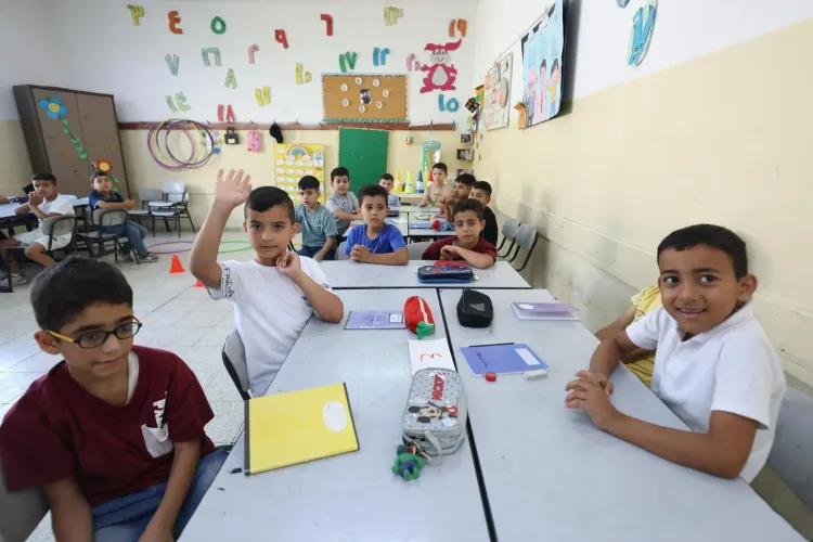 Boys in classroom