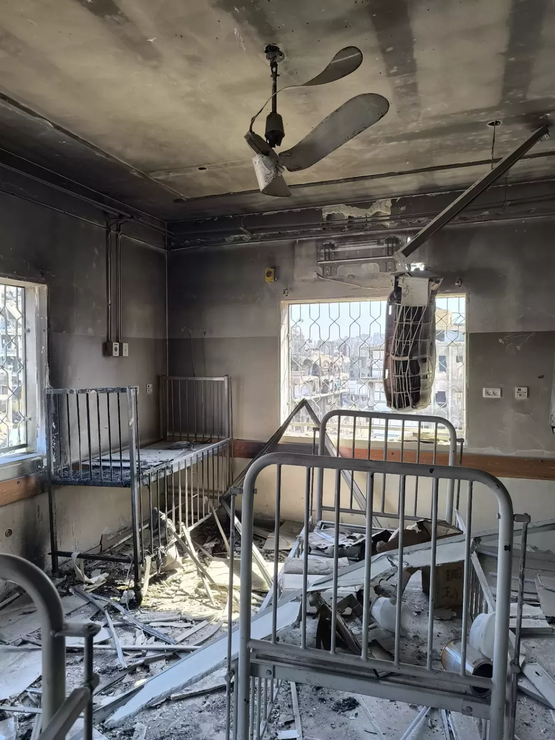 The Pediatric Ward in Kamal Adwan Hospital on 20 February 2025