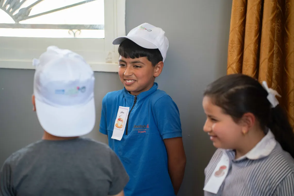 Muhannad, 8, says his school in the northern West Bank was attacked by the military. 