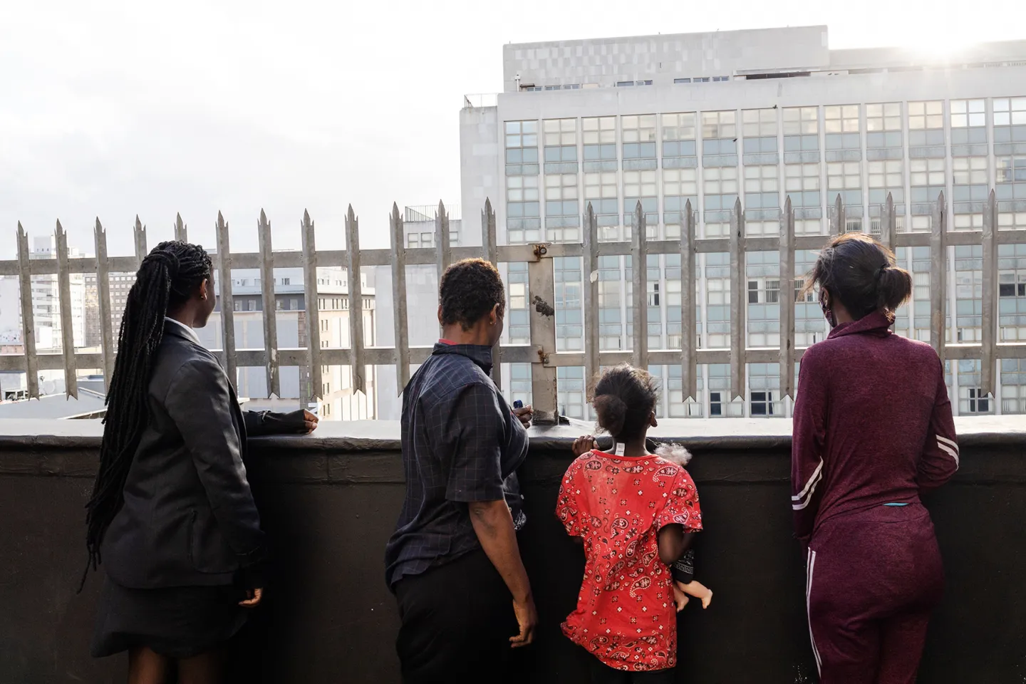 family-looking-skyline