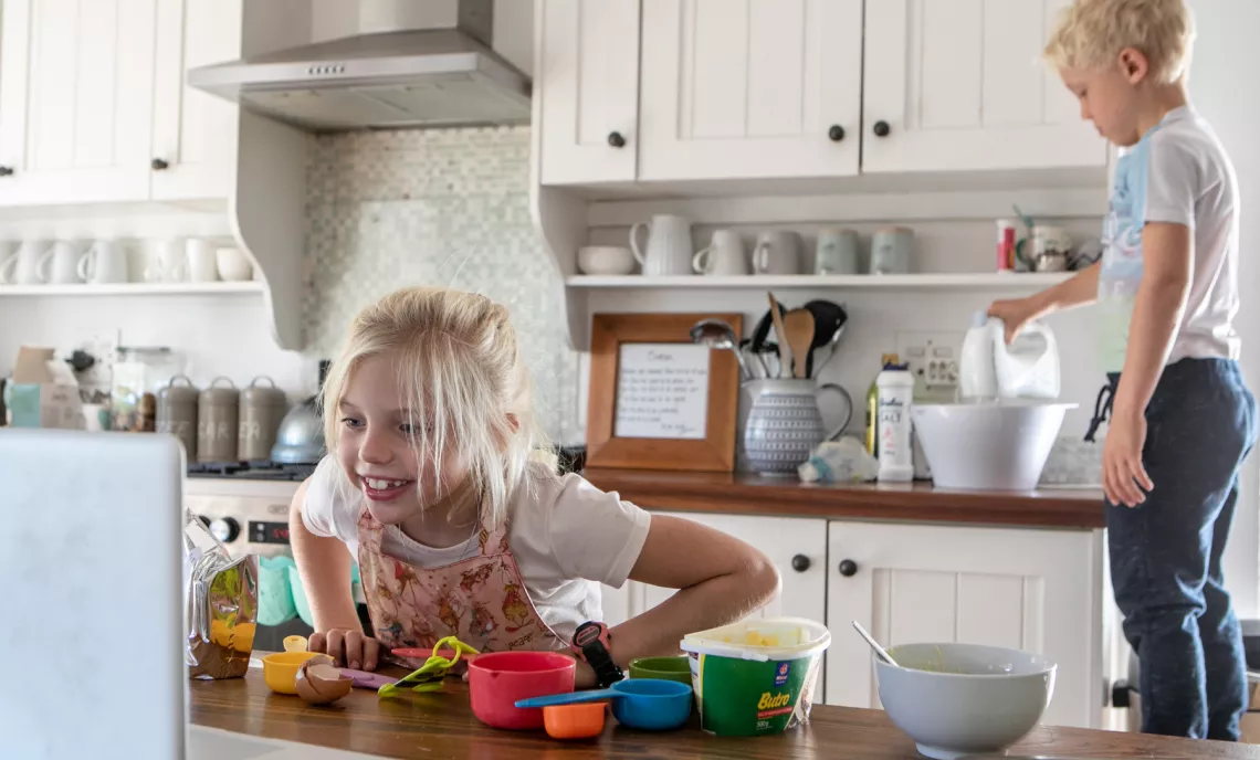 children-playing-in-kitchen