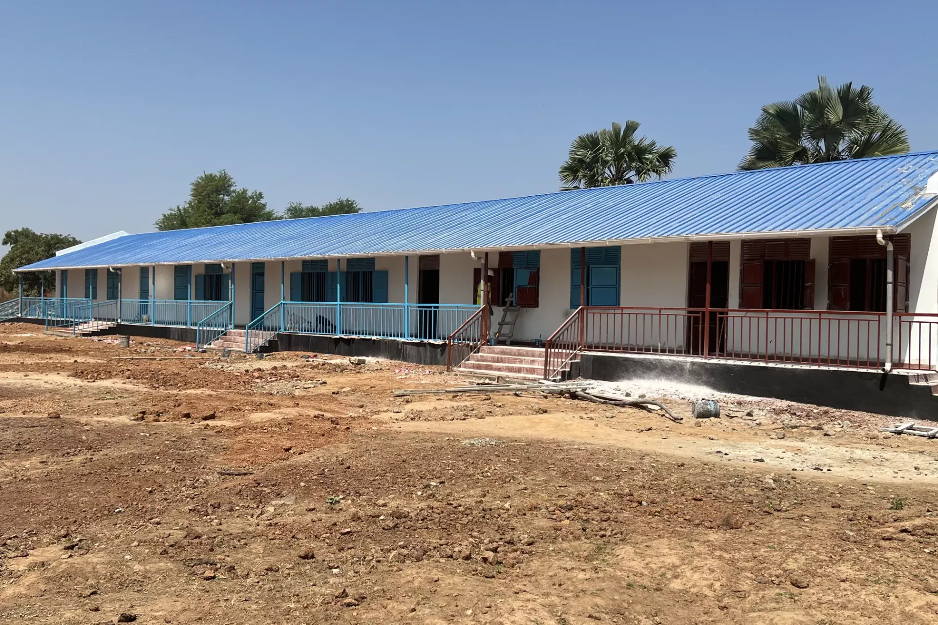 new block of classrooms in Northern Bahr El Ghazal State