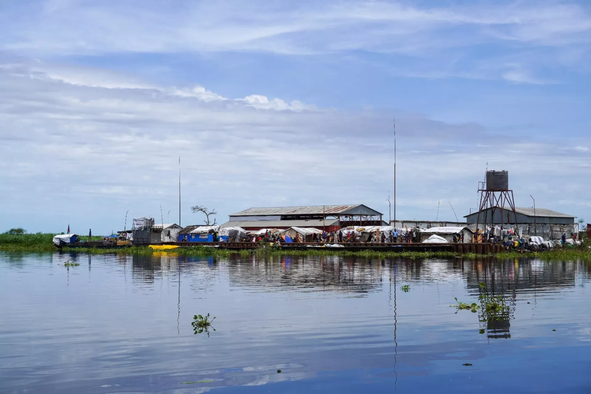 The remote community of Diam Diam is now only reachable by boat