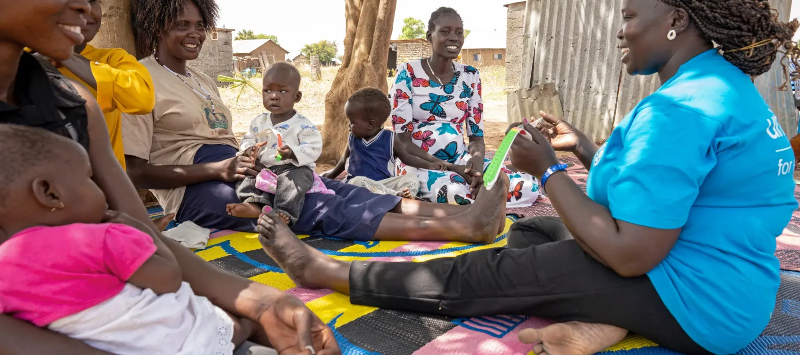Muac distribution at a nutrition center