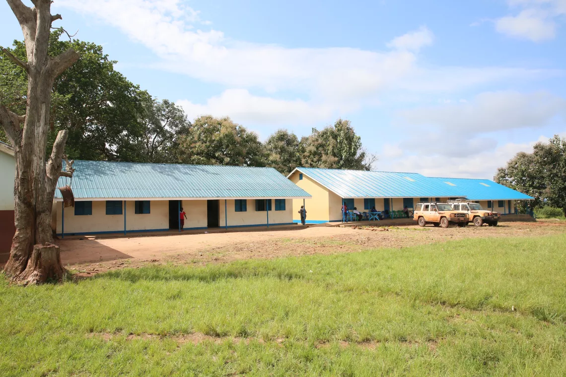 new classrooms in Oyere primary school, South Sudan.