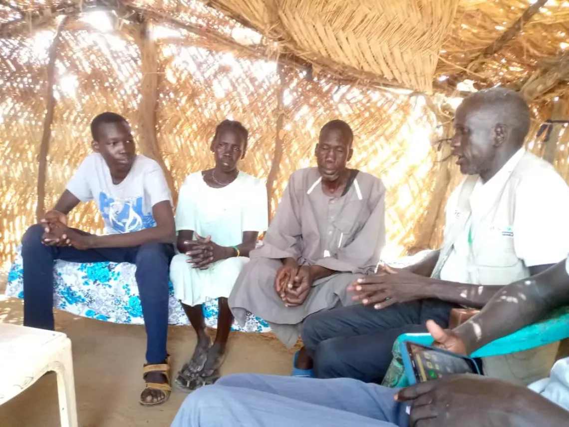 meeting with family members of the child who was detained.