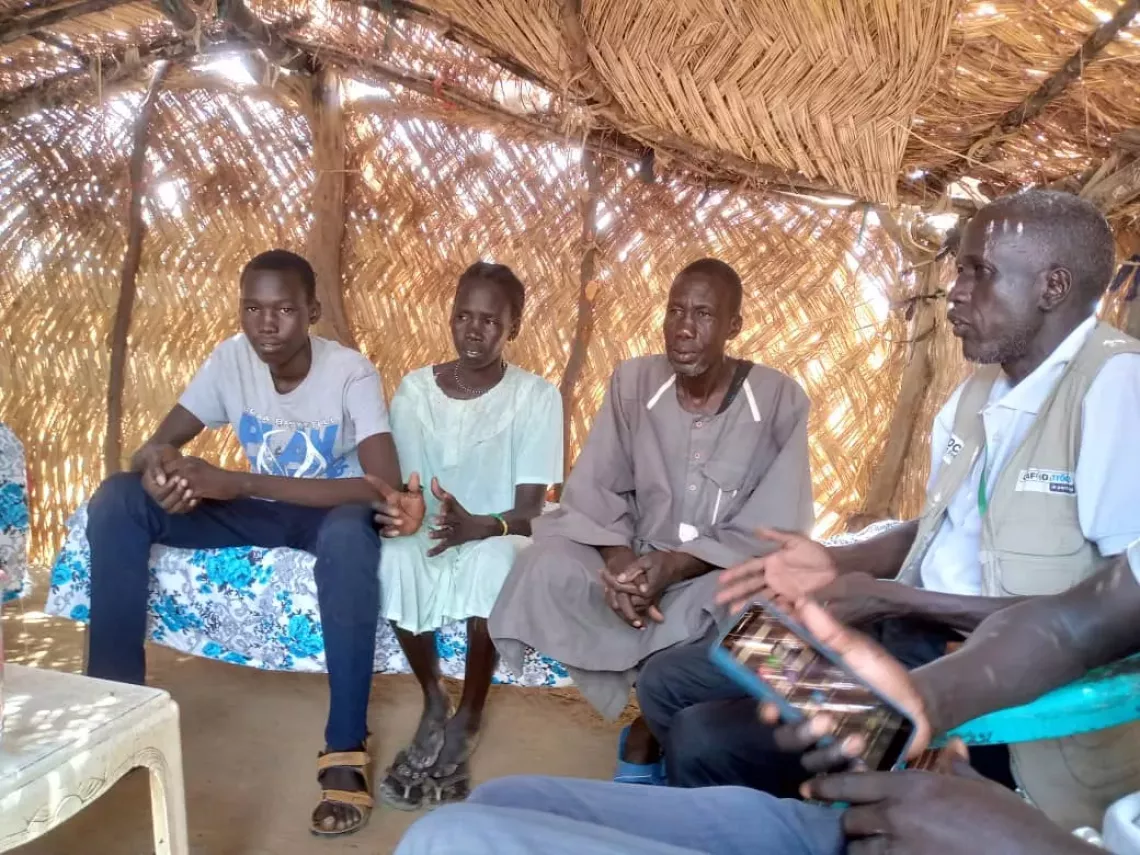 meeting with family members of the child detained.