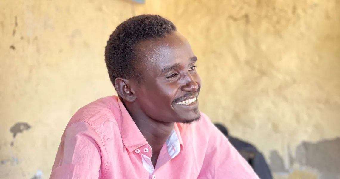 A teacher in the teachers' office 
