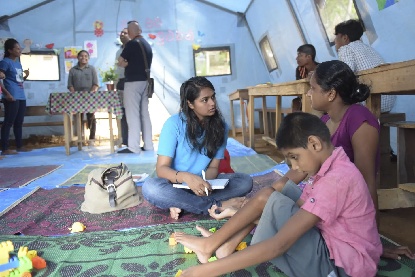 UNICEF field worker 