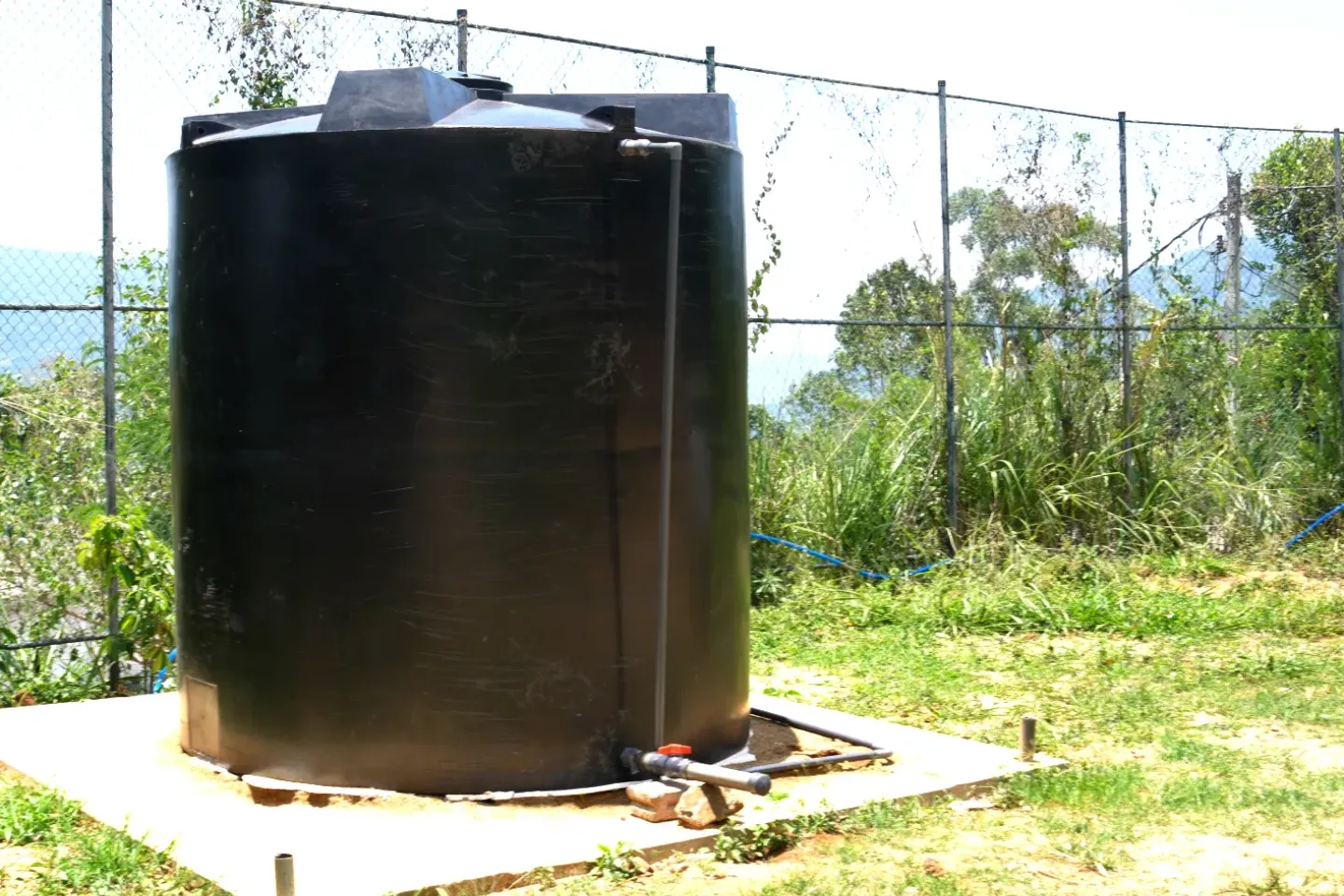 New water tank given to village