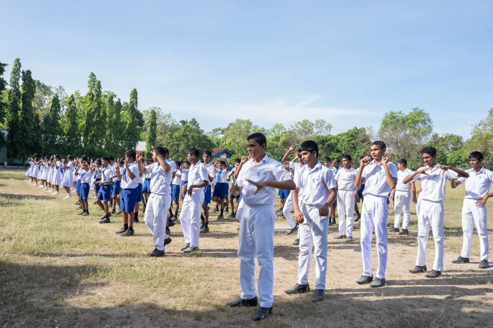 Morning sports activity 