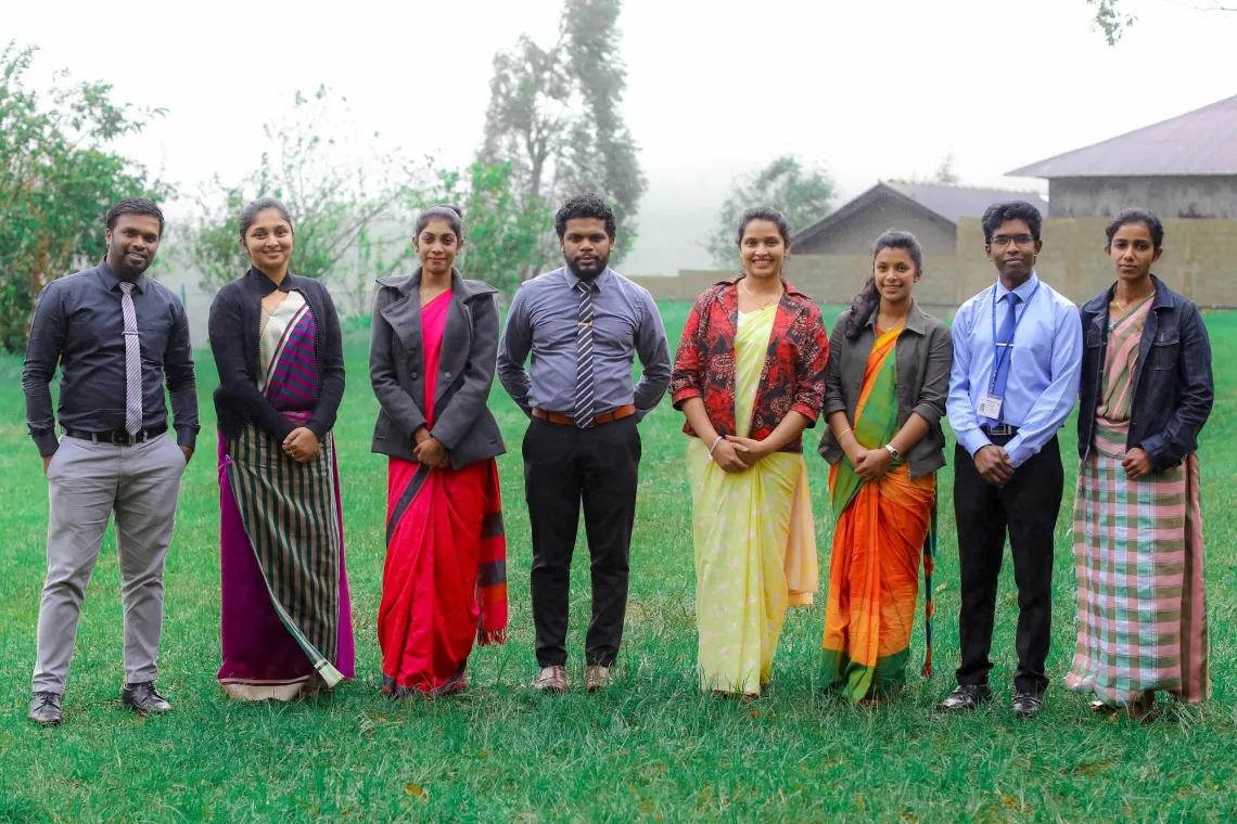 The teachers of Our Lady&rsquo;s Upper School, Nuwara Eliya District, Central Province, Sri Lanka