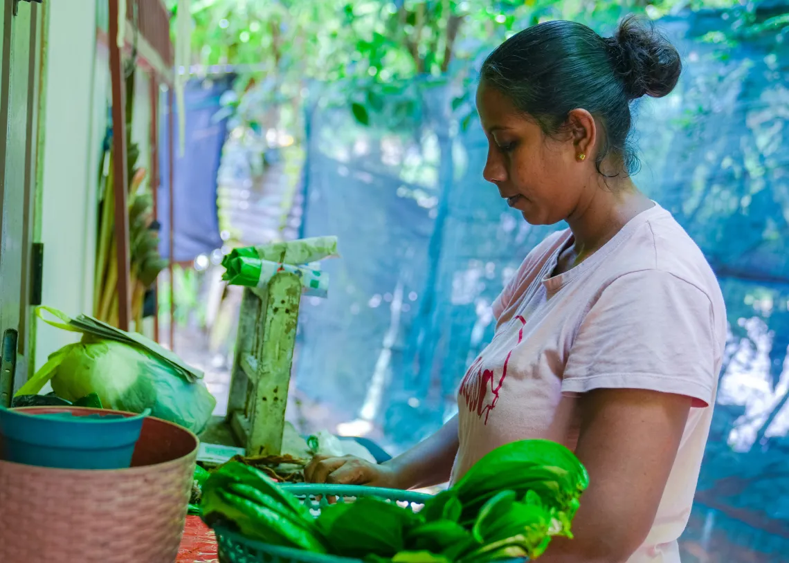 Damayanthi preparing betel quid