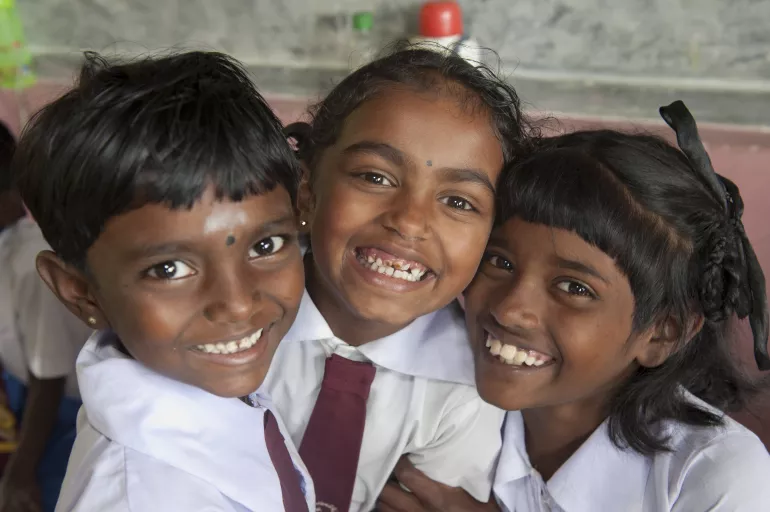 Children smiling