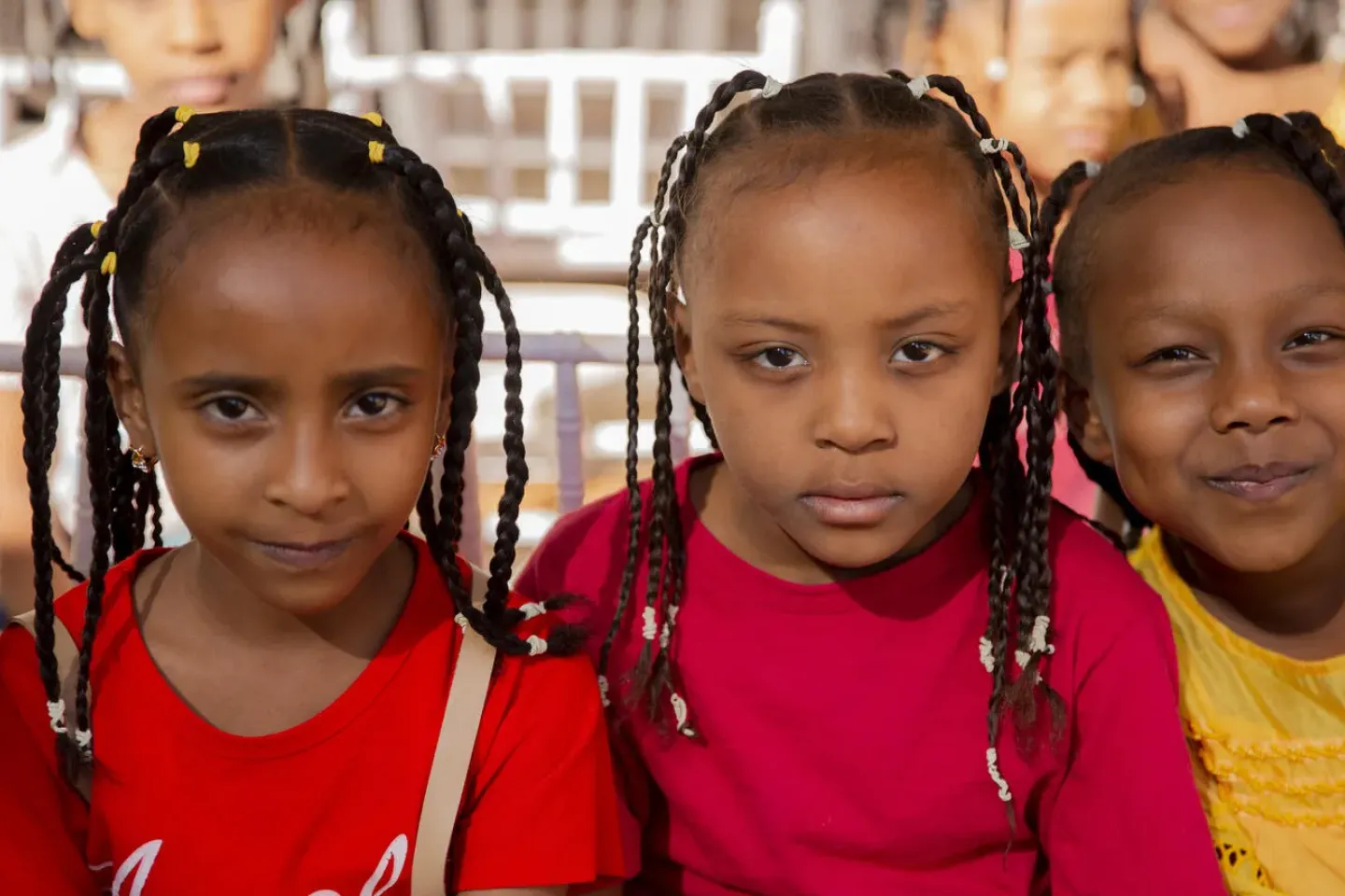 children, Sudan, portrait, smile