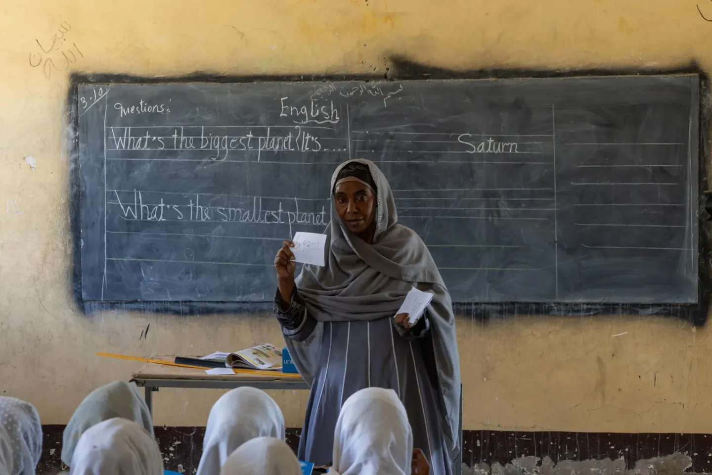 Tarl, Teaching at the Right Level (TaRL) programme, education in emergencies, education, learning, alternative learning programmes, ALPs, girls, education supplies, emergencies, Sudan, UNICEF