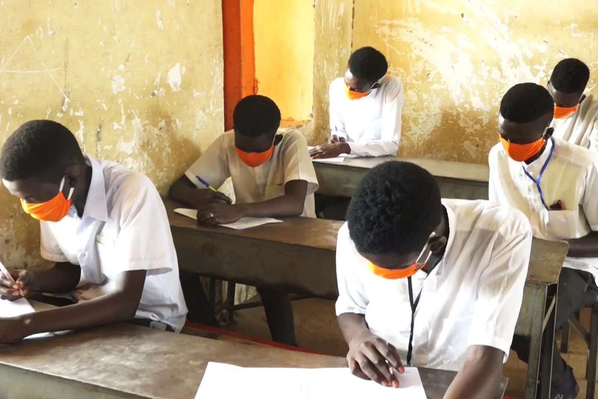 Students taking grade 8 exams