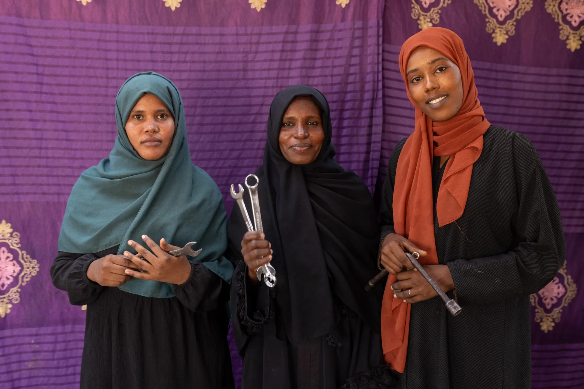 skilling, skills, vocational training, mechanics, females, girls, displaced people, PROSPECTS, refugees, Sudan, lifeskills