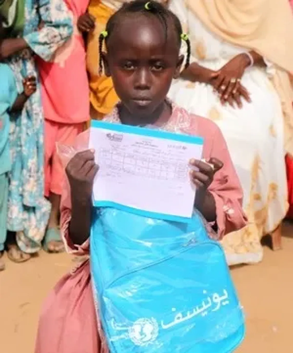 Nine year old Nour graduates from the UNICEF supported ALP programme in Tawila, North Darfur