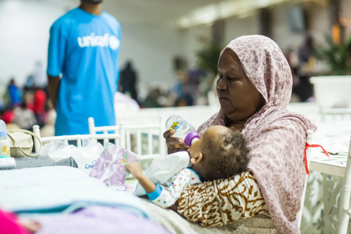 Mygoma, conflict, children, evacuation, boys, girls, UNICEF, Sudan, ICRC