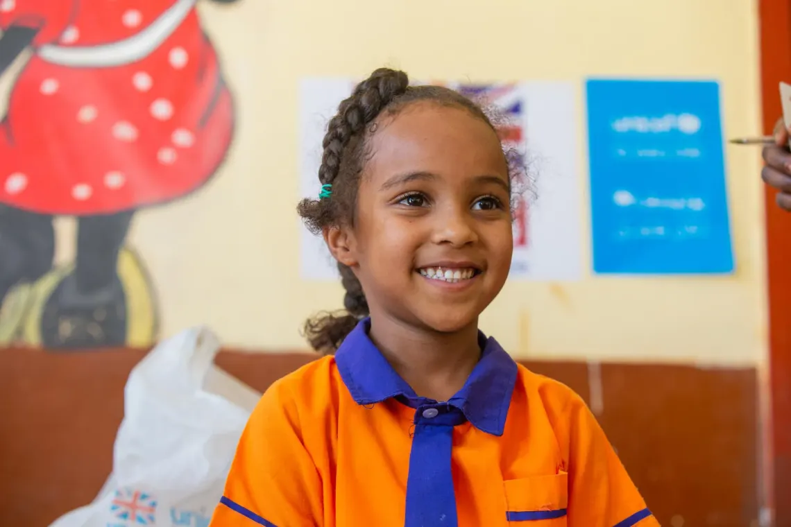 children, Sudan, portrait, smile