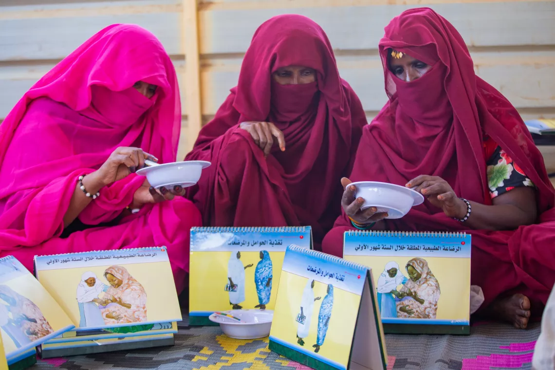 IYCF, nutrition counselling, infant and young child feeding, malnutrition prevention, health, nutrition, infant nutrition, conflict, UNICEF, Sudan