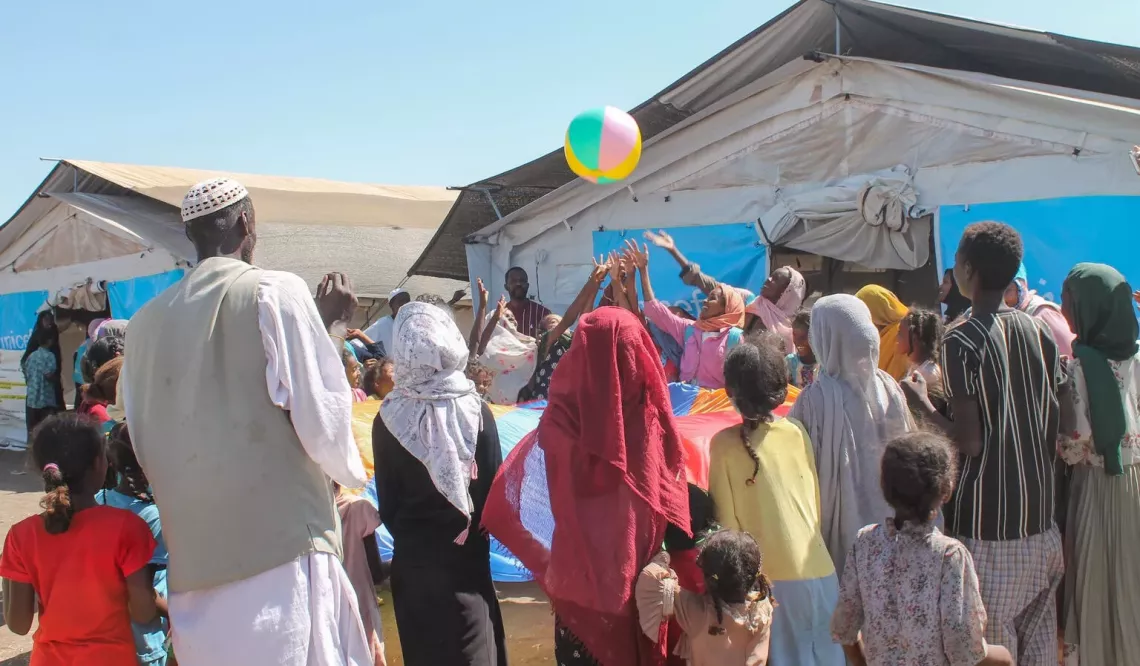 child friendly spaces, UNICEF, Sudan, CFS, children in conflict, children affected by conflict
