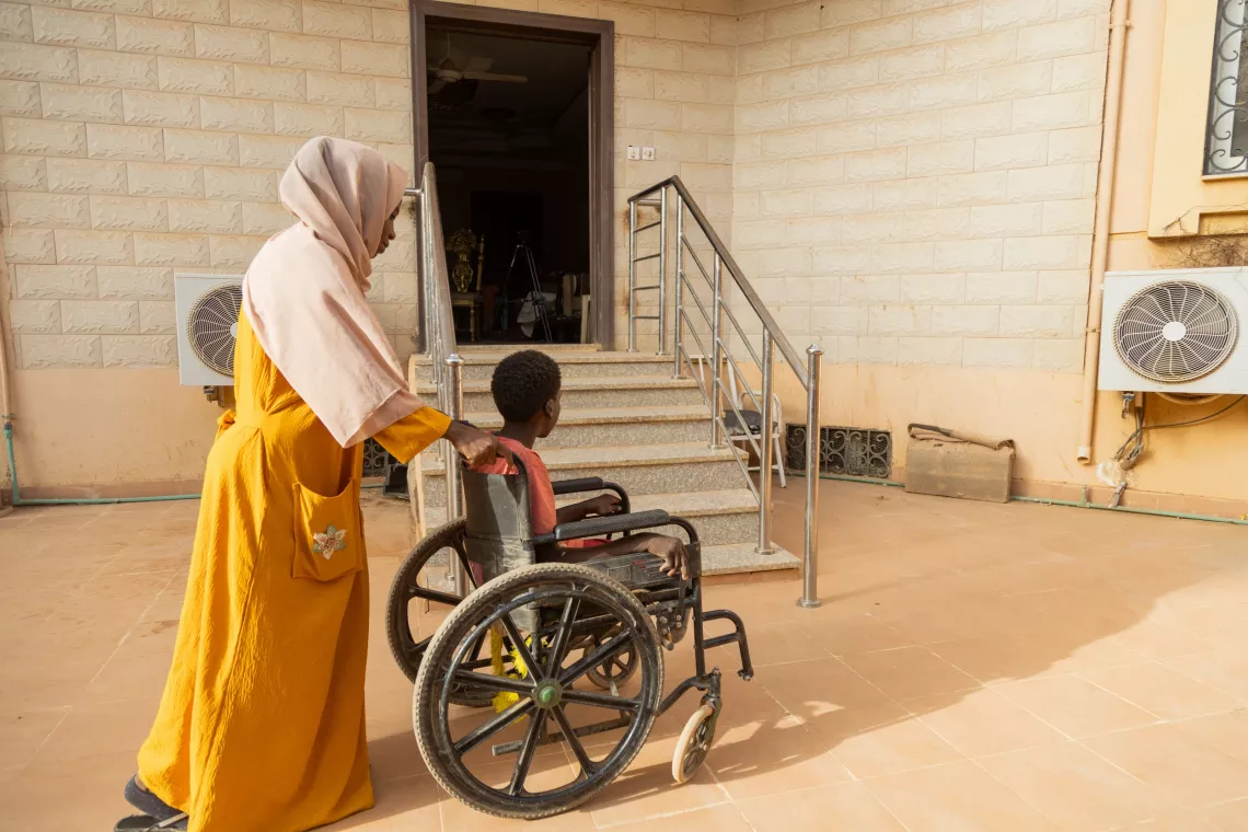 conflict, children in emergencies, injury, maiming, Sudan, UNICEF. learning passport, education in emergencies, boy