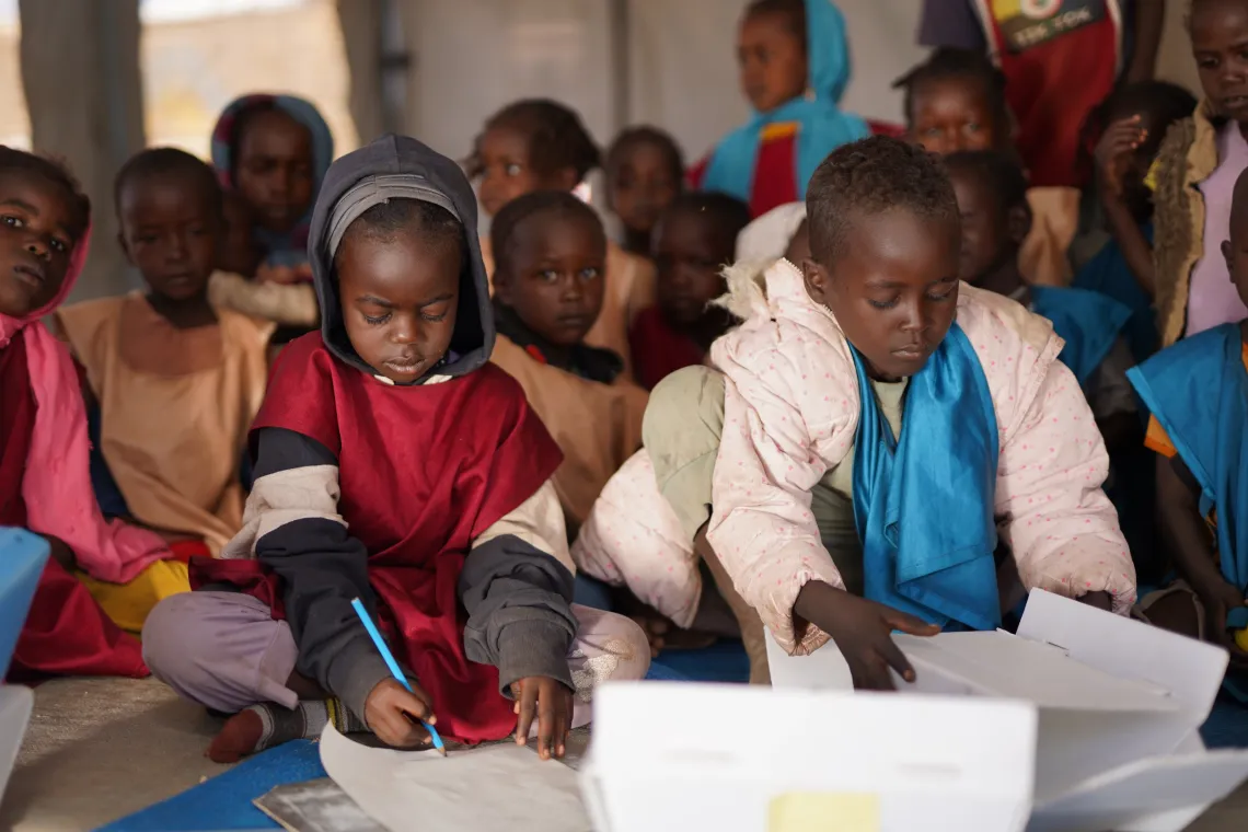 Al Fasher crisis, displaced children, displaced people, Tawila, displacement camp, internally displaced people, IDPs, Sudan, North Darfur, Al Fasher, El Fasher, children, women
