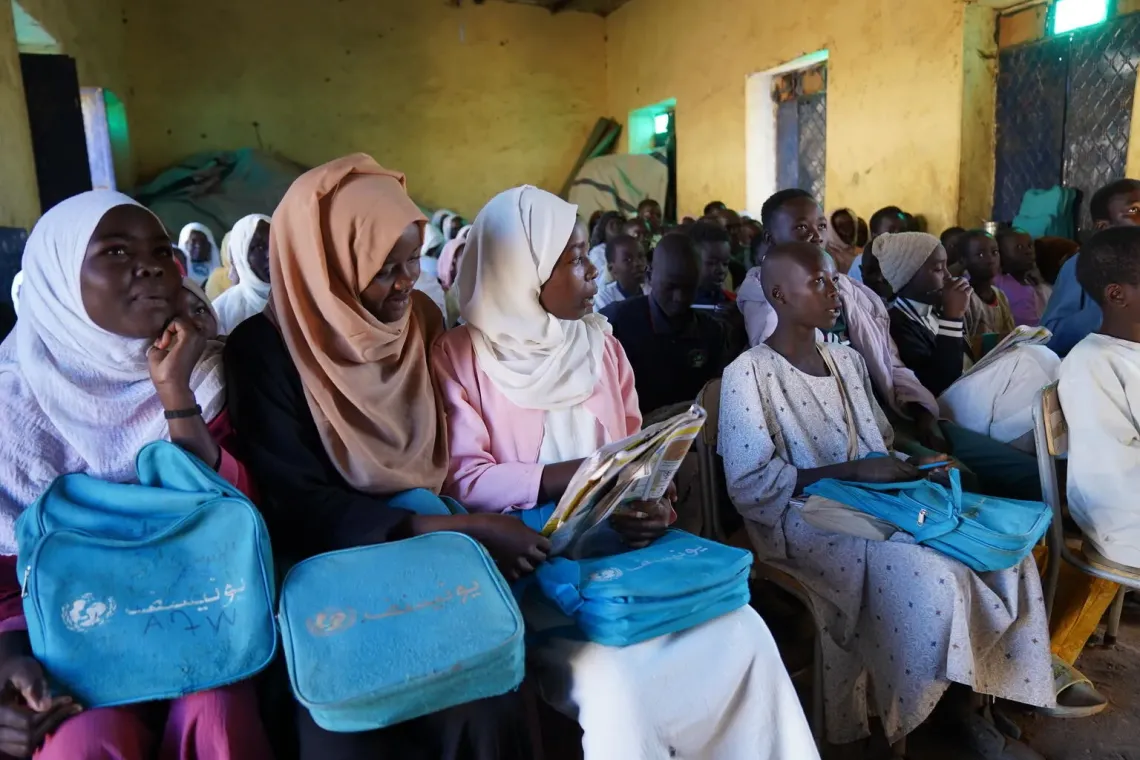 education in emergencies, education, learning, alternative learning programmes, ALPs, girls, education supplies, emergencies, Sudan, UNICEF