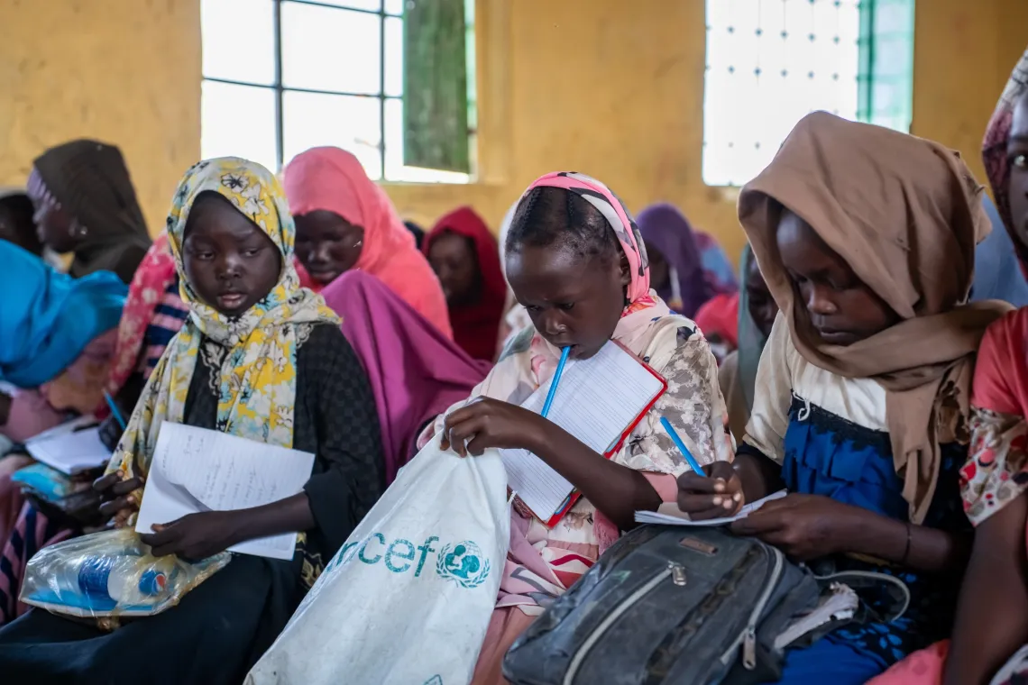 SPEEP, World Bank, education in emergencies, education, learning, safe learning spaces, girls, education supplies, emergencies, Sudan, UNICEF