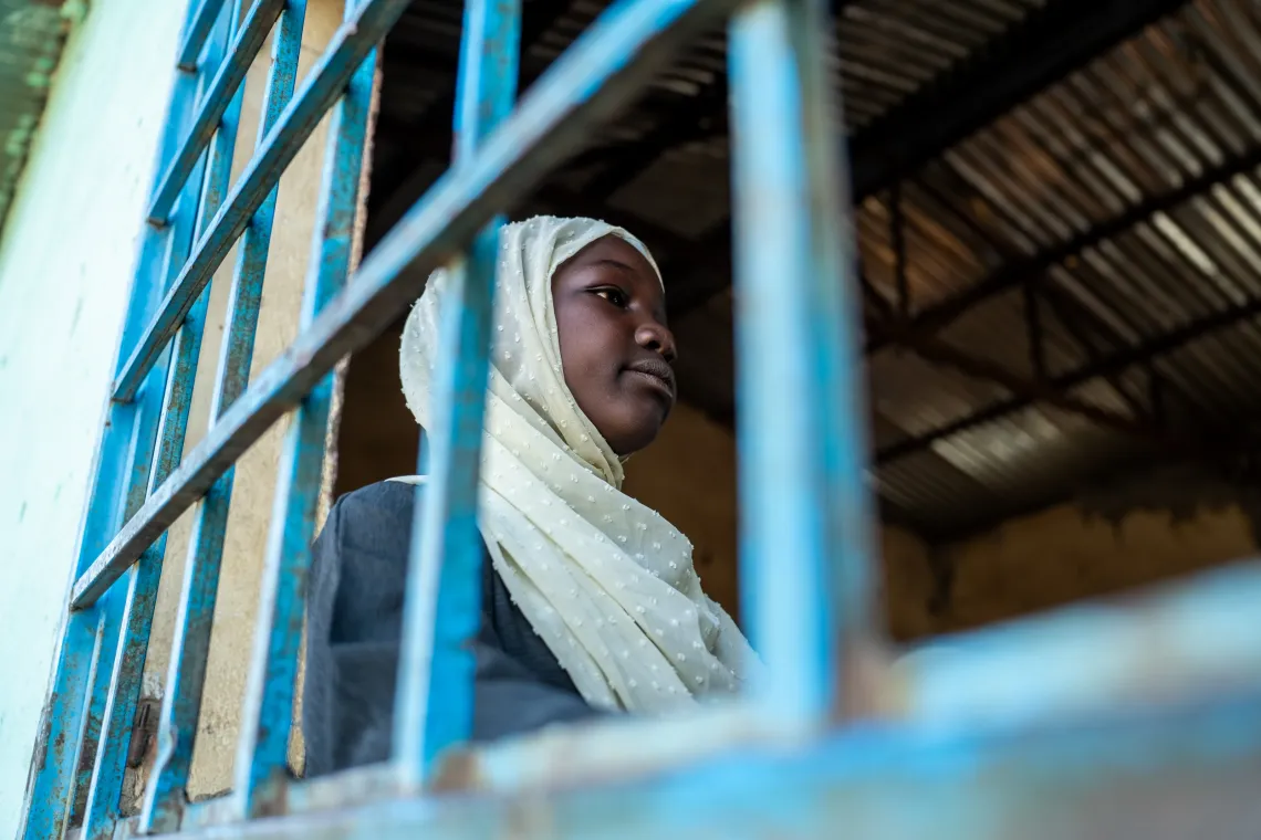 Makanna, UNICEF, Gedaref, counselling, psychosocial support, displaced children, displaced people, conflict, war, Sudan, education, learning, girls