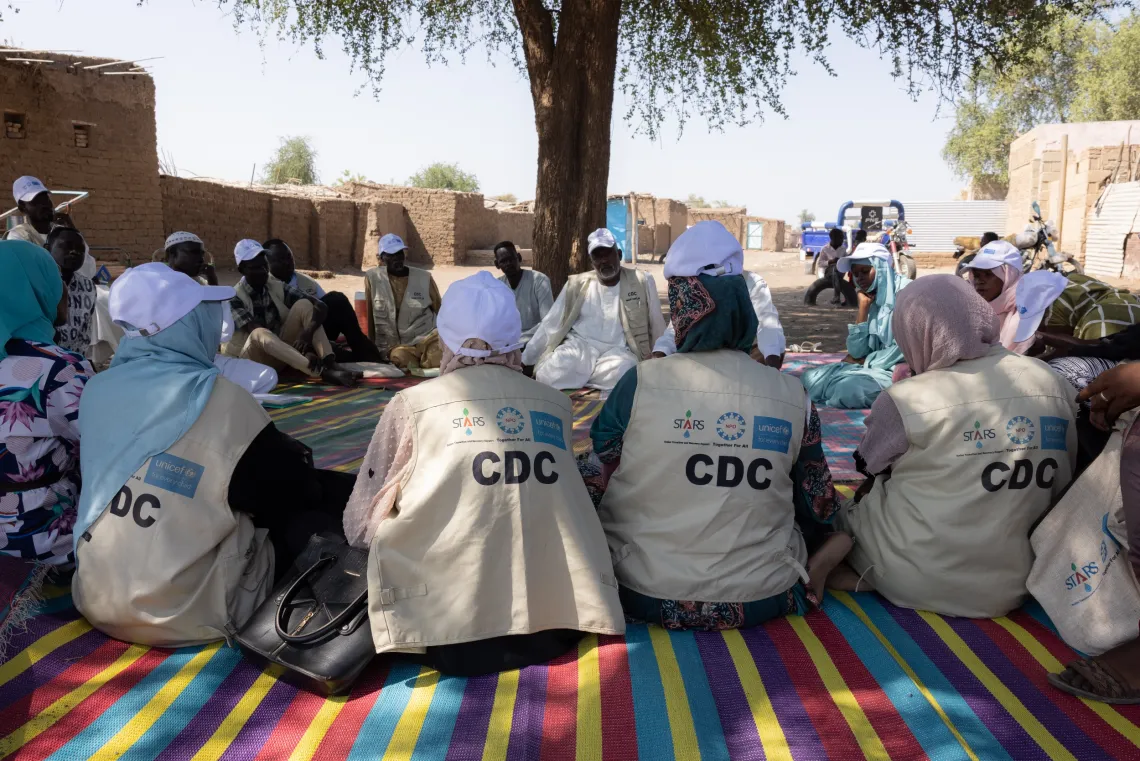 CDCs, community development committees, UNICEF, Kassala, community engagement, community solutions, health, education, displaced, conflict