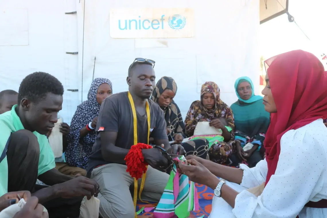 menstruation, menstrual hygiene management, MHM, boys as allies, displaced people, displaced children, Sudan, conflict, war, Darfur, UNICEF, 