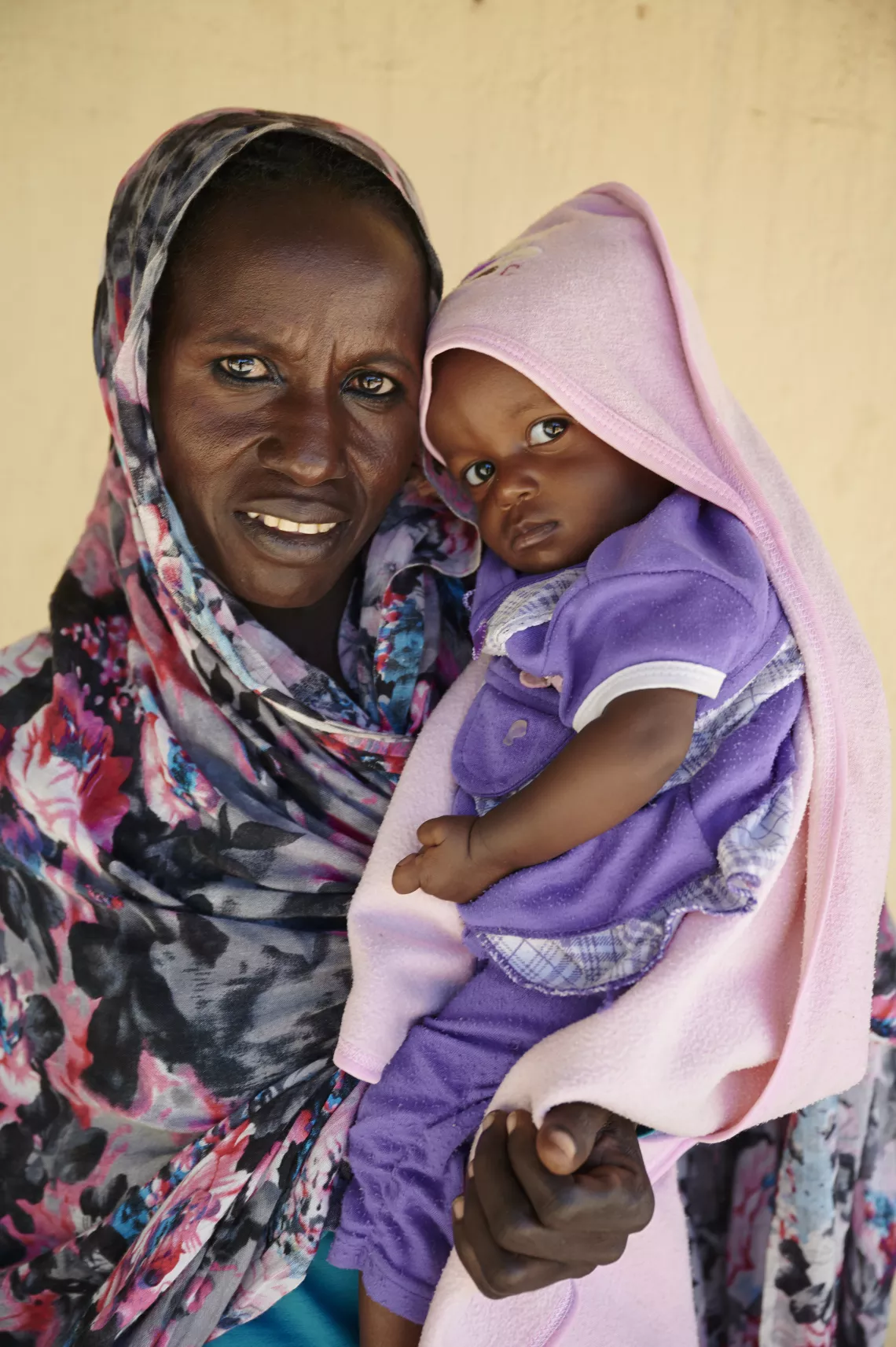 Mother with baby in Sudan