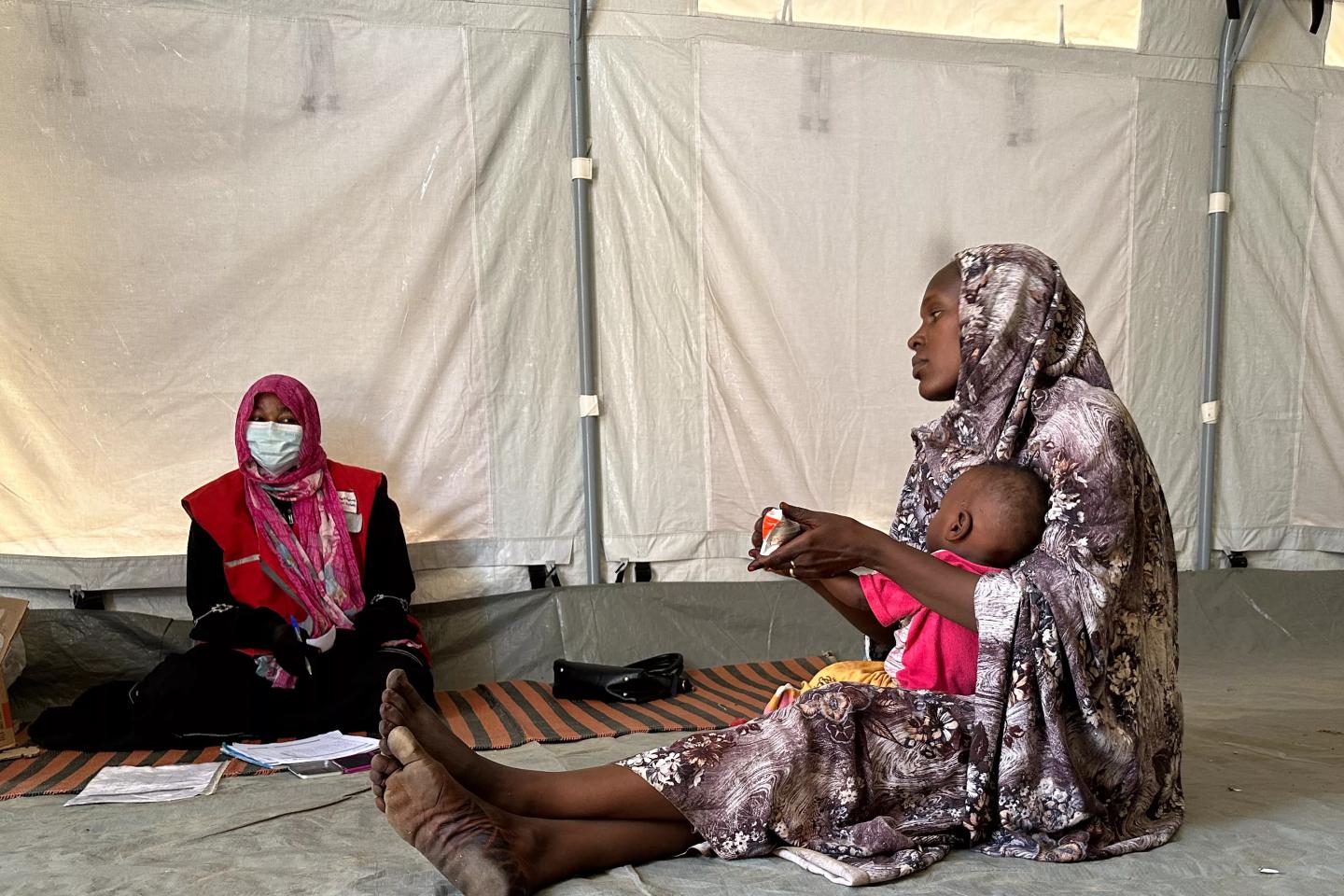 Record numbers of children seek life-saving care as Sudan war drives ...