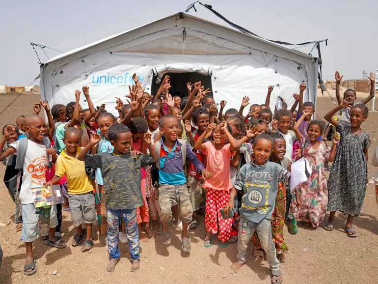 refugees, Ethiopia, Tigray, children, Sudan