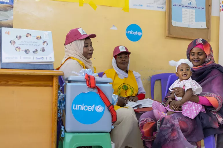 malaria vaccination, malaria vaccine, routine immunization, UNICE, World Health Organization, Sudan, disease prevention, mosquito nets