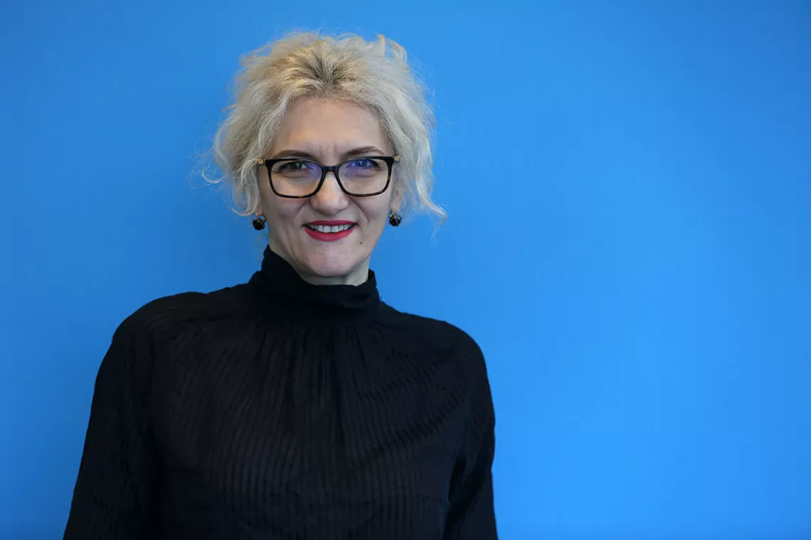 Etleva Kadilli, Director of Supply Division at the Division's headquarters in Copenhagen, Denmark. 13 November, 2020.