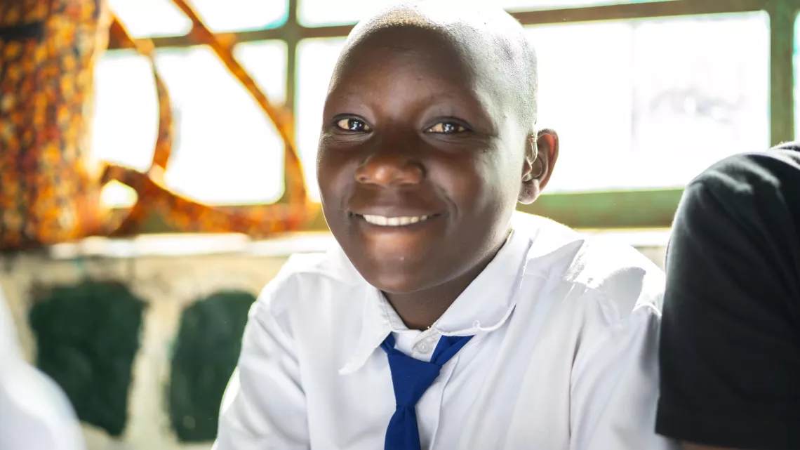 Girl in classroom