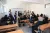 H.E. the Ambassador of the Republic of Korea along with officials visit a classroom filled with school children in the rehabilitated Al-Kifah School in Aleppo