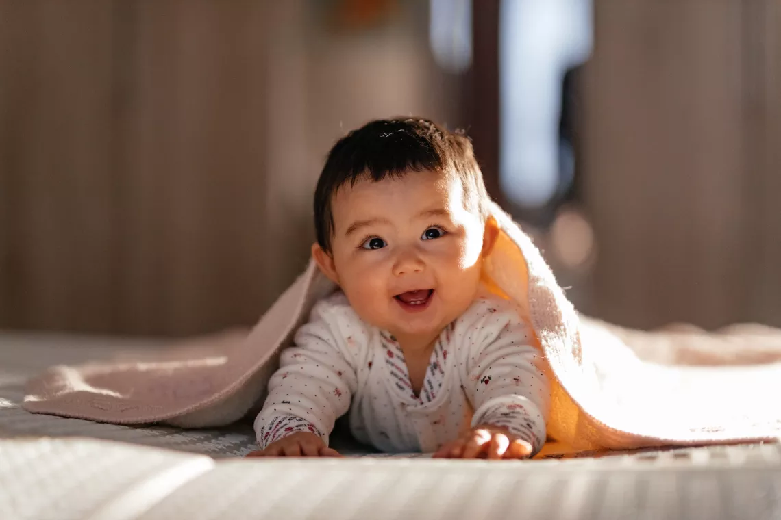 Smiling baby 