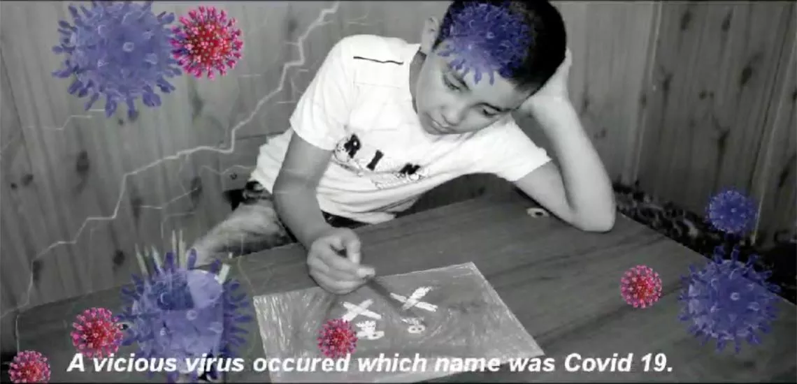 covid -19 as seen by children