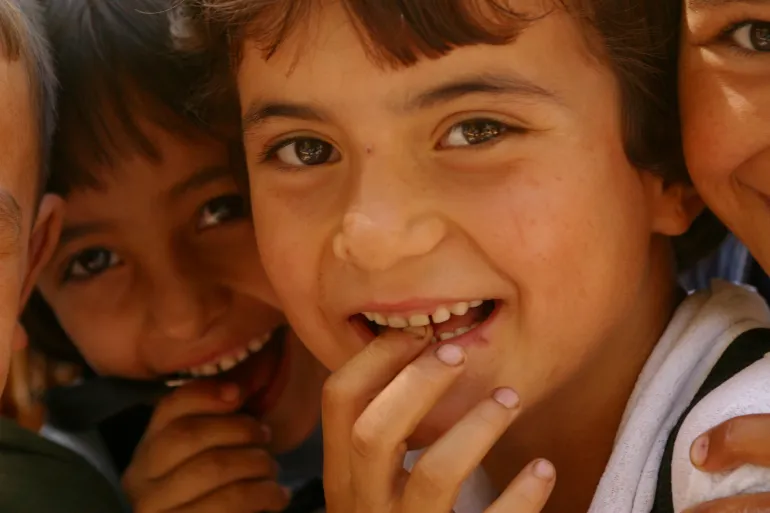 children smiling 