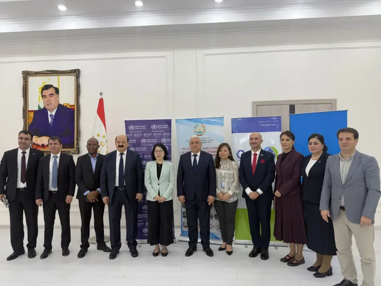 Ministry of Health and Social Protection of Population, WHO, UNICEF at the press conference