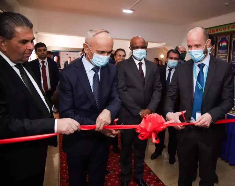 Opening of the studio in the MOES Dushanbe 
